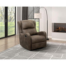  Homelegance Durant 8527BRW-1 Reclining Chair IMAGE 6