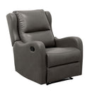  Manufacturer Color_Grey -- Durant 8527GRY-1 Reclining Chair IMAGE 2