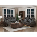  Homelegance Tabor 9211BRG-2PWH Power Double Reclining Love Seat with Center Console, Power Headrests, Storage Arms and Cup Holders IMAGE 10