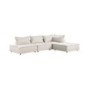  Homelegance Inman 9237BE*4SC 4 pc Modular Sectional IMAGE 1