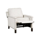  Manufacturer Color_Beige & Grey -- Homelegance Landrum Fabric Recliner IMAGE 5