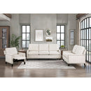  Manufacturer Color_Beige & Grey -- Homelegance Landrum Fabric Recliner IMAGE 9