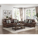  Manufacturer Color_Dark Brown -- Franklin 9260DB-2 Love Seat IMAGE 5
