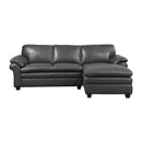  Homelegance Exton 9267GY*22LRC 2 pc Sectional with Right Chaise IMAGE 1