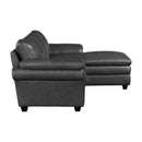  Homelegance Exton 9267GY*22LRC 2 pc Sectional with Right Chaise IMAGE 3