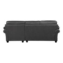  Homelegance Exton 9267GY*22LRC 2 pc Sectional with Right Chaise IMAGE 5