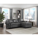  Homelegance Exton 9267GY*22LRC 2 pc Sectional with Right Chaise IMAGE 6