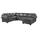  Homelegance Exton 9267GY*42LRC 4 pc Sectional with Right Chaise IMAGE 1
