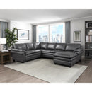  Homelegance Exton 9267GY*42LRC 4 pc Sectional with Right Chaise IMAGE 6