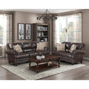  Homelegance Milford 9268BRW-2 Love Seat IMAGE 5