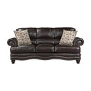  Homelegance Milford 9268BRW-3 Sofa IMAGE 1