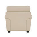  Manufacturer Color_Cream -- Homelegance Foxborough Stationary Leather Match Chair IMAGE 4
