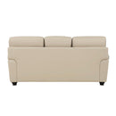  Manufacturer Color_Cream -- Homelegance Foxborough Stationary Leather Match Sofa IMAGE 3