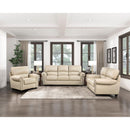  Manufacturer Color_Cream -- Homelegance Foxborough Stationary Leather Match Sofa IMAGE 5