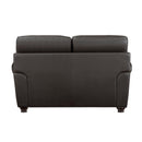  Manufacturer Color_Dark brown -- Foxborough 9269DB-2 Love Seat IMAGE 3