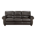  Manufacturer Color_Dark brown -- Foxborough 9269DB-3 Sofa IMAGE 1