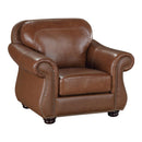  Manufacturer Color_Camel brown -- Homelegance Attleboro Stationary Chair IMAGE 2
