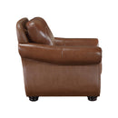  Manufacturer Color_Camel brown -- Homelegance Attleboro Stationary Chair IMAGE 3