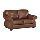  Manufacturer Color_Camel brown -- Homelegance Attleboro Stationary Loveseat IMAGE 2