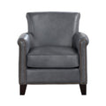  Manufacturer Color_Burnish Grey -- Homelegance Braintree Stationary Leather Accent Chair IMAGE 1