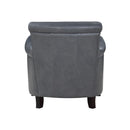  Manufacturer Color_Burnish Grey -- Homelegance Braintree Stationary Leather Accent Chair IMAGE 4