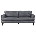  Manufacturer Color_Burnish Grey -- Homelegance Thierry Stationary Leather Sofa IMAGE 1