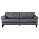  Manufacturer Color_Burnish Grey -- Homelegance Thierry Stationary Leather Sofa IMAGE 1