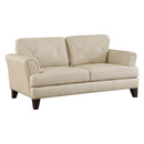  Manufacturer Color_Cream -- Thierry 9279CRM-2 Love Seat IMAGE 2