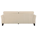  Manufacturer Color_Cream -- Thierry 9279CRM-3 Sofa IMAGE 3