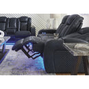  Manufacturer Color_Sapphire -- Fyne-Dyme 3660315 Power Reclining Sofa with Adjustable Headrest IMAGE 13