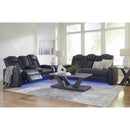  Manufacturer Color_Sapphire -- Fyne-Dyme 3660315 Power Reclining Sofa with Adjustable Headrest IMAGE 19