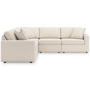  Manufacturer Color_Oyster -- Signature Design by Ashley Modmax Fabric 5 pc Sectional IMAGE 3