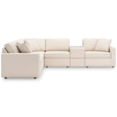  Manufacturer Color_Oyster -- Signature Design by Ashley Modmax Fabric 6 pc Sectional IMAGE 2