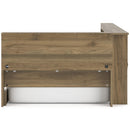  Size_Twin -- Signature Design by Ashley Deanlow Bookcase Bed with Storage IMAGE 4