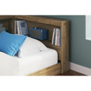  Size_Twin -- Signature Design by Ashley Deanlow Bookcase Bed with Storage IMAGE 6