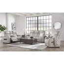  Manufacturer Color_Grey --  Signature Design by Ashley Boyington Power Leather Match Recliner IMAGE 12