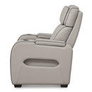  Manufacturer Color_Grey --  Signature Design by Ashley Boyington Power Leather Match Recliner IMAGE 4