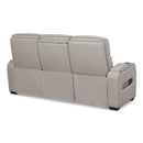  Manufacturer Color_Grey --  Signature Design by Ashley Boyington Power Reclining Leather Match Sofa IMAGE 5