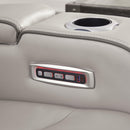  Manufacturer Color_Grey --  Signature Design by Ashley Boyington Power Reclining Leather Match Loveseat with Console IMAGE 11