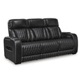  Manufacturer Color_Black --  Boyington U2710615 Power Reclining Sofa with Adjustable Headrest IMAGE 1