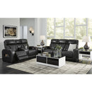  Manufacturer Color_Black --  Boyington U2710618 Power Reclining Loveseat with Console and Adjustable Headrest IMAGE 19