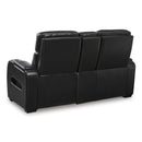  Manufacturer Color_Black --  Boyington U2710618 Power Reclining Loveseat with Console and Adjustable Headrest IMAGE 5