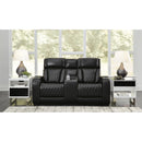  Manufacturer Color_Black --  Boyington U2710618 Power Reclining Loveseat with Console and Adjustable Headrest IMAGE 6