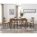  Homelegance Prineville 5762 7 pc Dinette Set - Cherry IMAGE 1