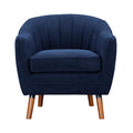  Manufacturer Color_Blue -- Homelegance Cutler Stationary Fabric Accent Chair IMAGE 1