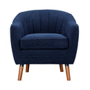 Manufacturer Color_Blue -- Homelegance Cutler Stationary Fabric Accent Chair IMAGE 1