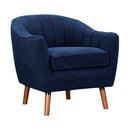  Manufacturer Color_Blue -- Homelegance Cutler Stationary Fabric Accent Chair IMAGE 2