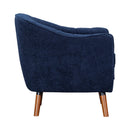  Manufacturer Color_Blue -- Homelegance Cutler Stationary Fabric Accent Chair IMAGE 3