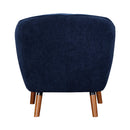  Manufacturer Color_Blue -- Homelegance Cutler Stationary Fabric Accent Chair IMAGE 4