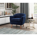  Manufacturer Color_Blue -- Homelegance Cutler Stationary Fabric Accent Chair IMAGE 6